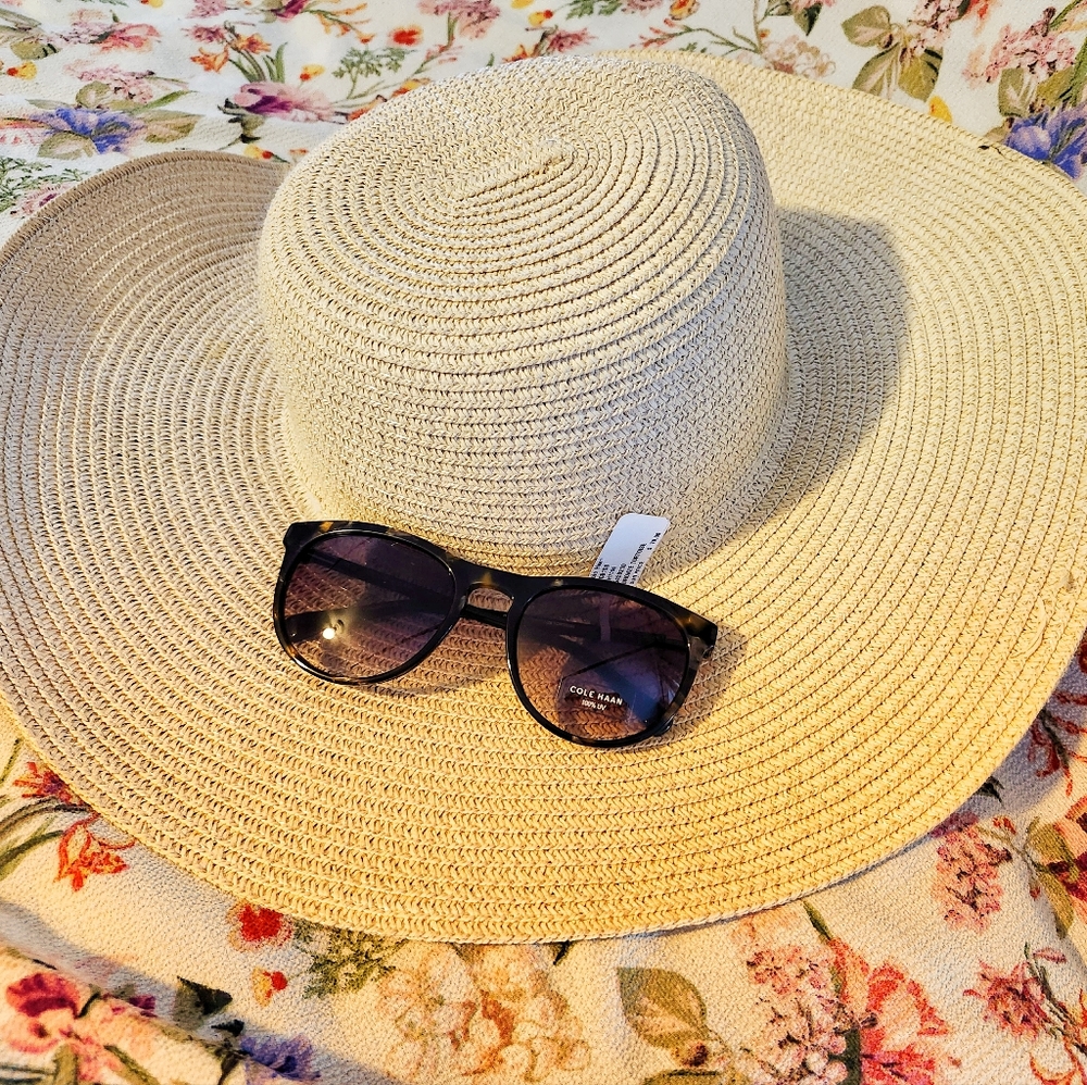 Cole Haan  bronze tortoise sunglasses